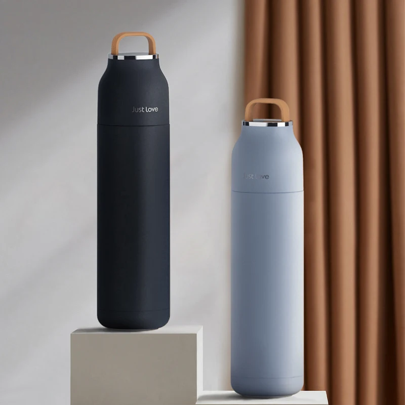 

New 350ml Quality Double Wall Stainless Steel Coffee Mug Portable Travel Thermo Cup Vacuum Flask Thermos Mug Bottle Gifts
