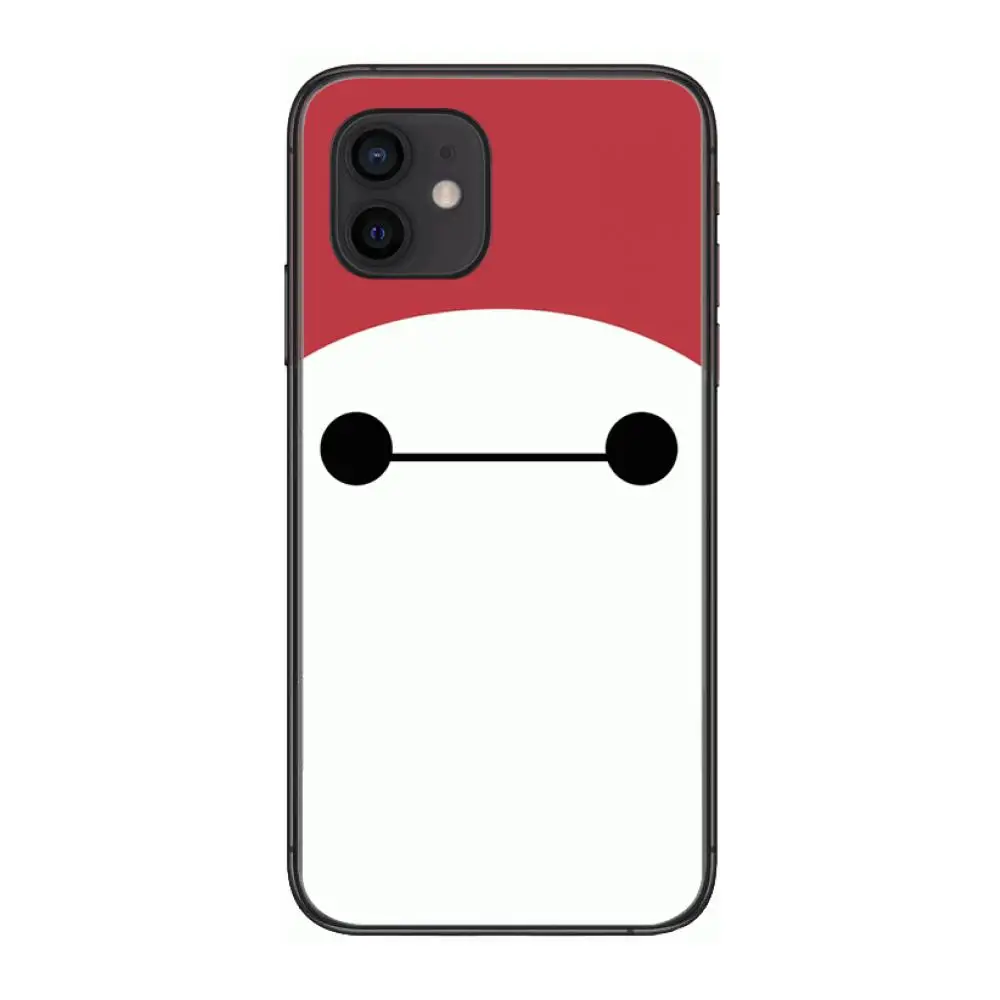

anime cute face Style Phone Case cover For iphone 12 pro max 11 8 7 6 s XR PLUS X XS SE 2020 mini black cell shell