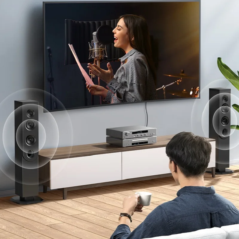 Коаксиальный кабель UGREEN стерео аудио линия видео в нейлоновой оплетке для