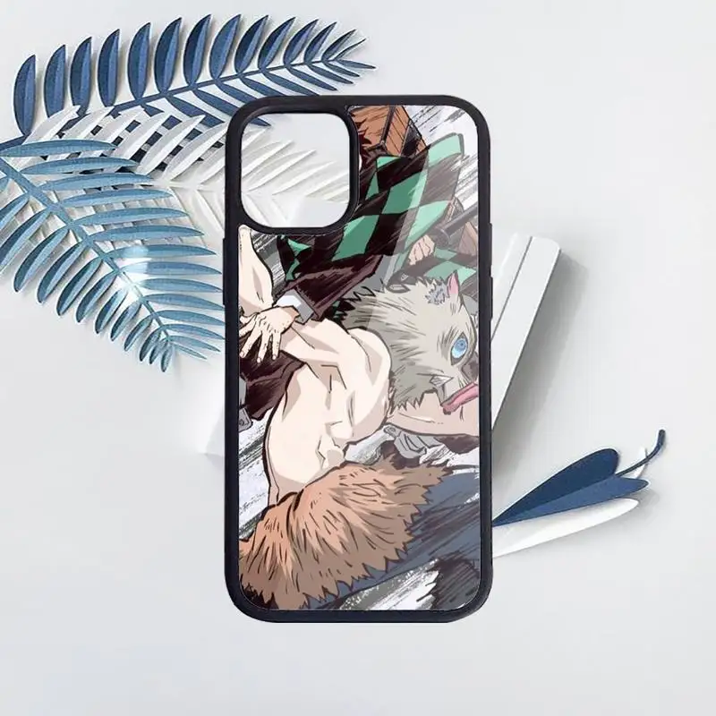 

Japan anime Kimetsu no Yaiba Phone Case PC for iPhone 11 12 pro XS MAX 8 7 6 6S Plus X 5S SE 2020 XR