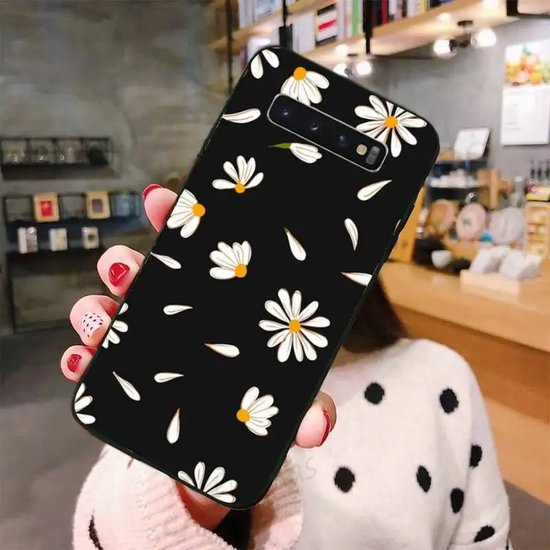 

Summer Daisy Sunflower Floral Flower Phone Case For Samsung A50 A51 A71 A20E A20S S10 S20 S21 S30 Plus ultra 5G M11 funda shell