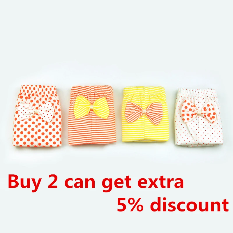 Нижнее белье для малышей от 0 до 3 лет штаны маленьких девочек Полосатые шорты