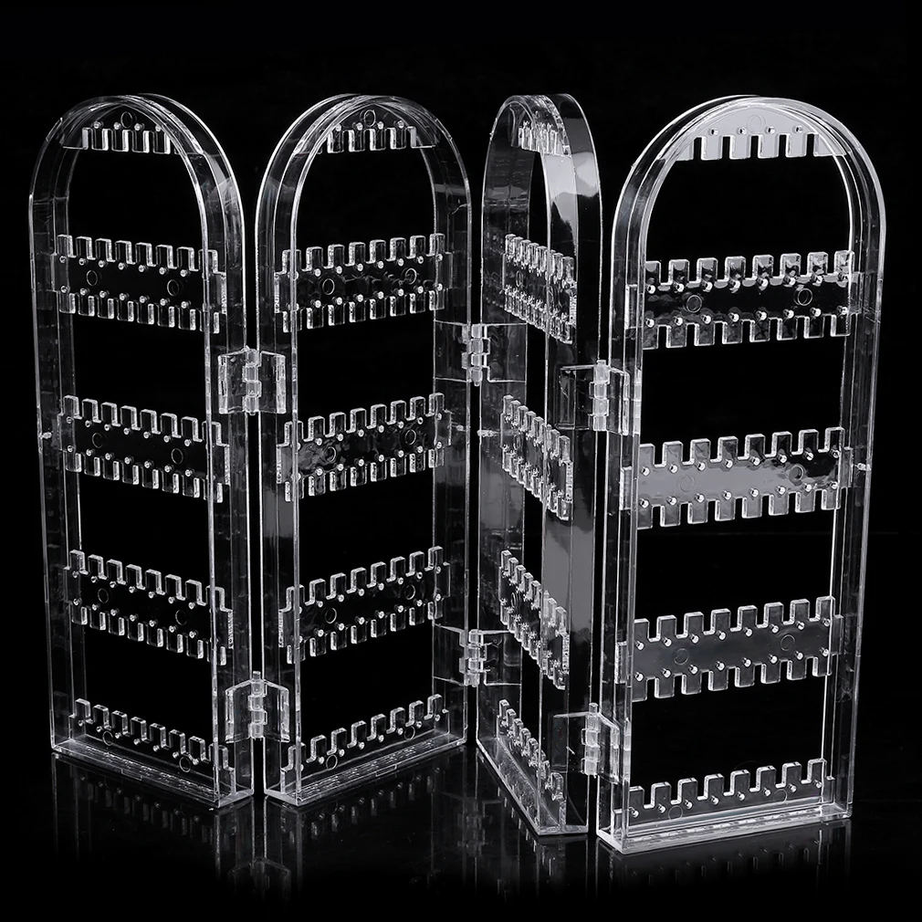 Многофункциональный прозрачный пластиковый складной экран серьги ожерелье