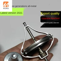 metal mechanical gyroscope physical anti gravity balance black technology gadget student science and education advanced toy