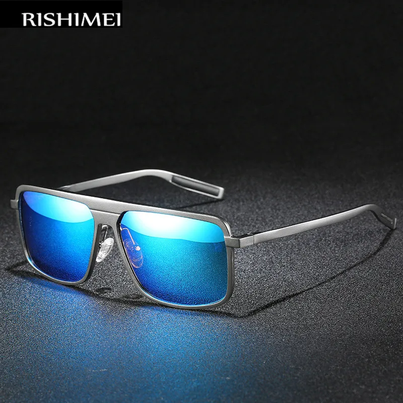 Новые поляризованные солнцезащитные очки для мужчин из алюминия и магния ·