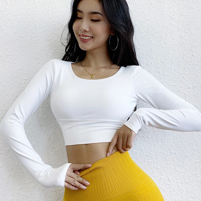 Новый стиль женская одежда для фитнеса с красивой спинкой быстросохнущая