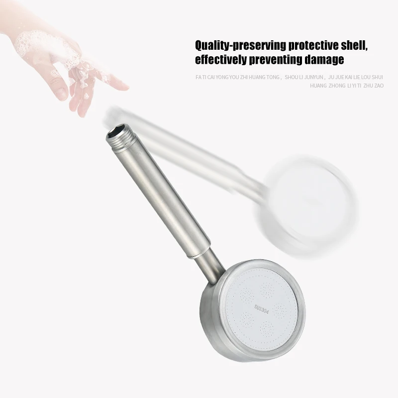 Shower Head Hand Adjustable High Pressure Water Saving One Button To Stop Heads | Обустройство дома
