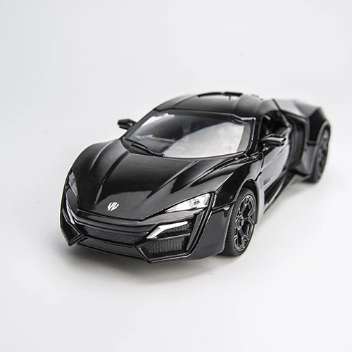 Black With Box KIDAMI 1:32 Масштаб быстрая и яростная модель автомобиля из сплава детские игрушки с литым корпусом транспортных средств для коллекции детские подарки на день рождения - Цвет: Black With Box
