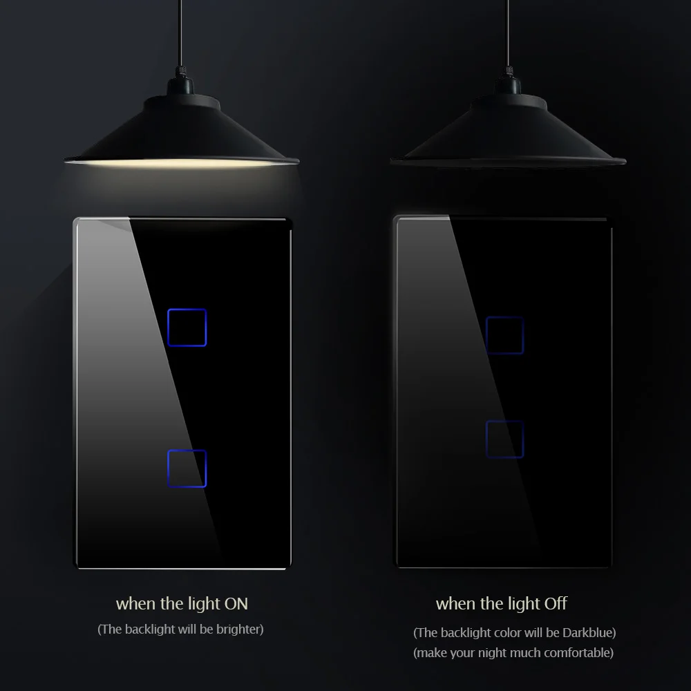 Настенный светильник с дистанционным управлением US 1 Gang 2Gang 3Gange контроллер умный