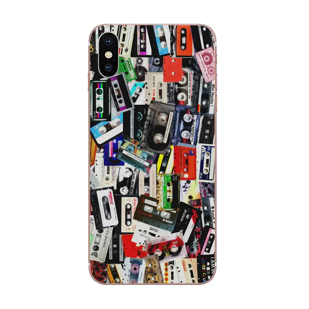 Новый чехол черный телефон винтажная магнитная лента кассета для Xiaomi Redmi Mi 4 7A 9T K20