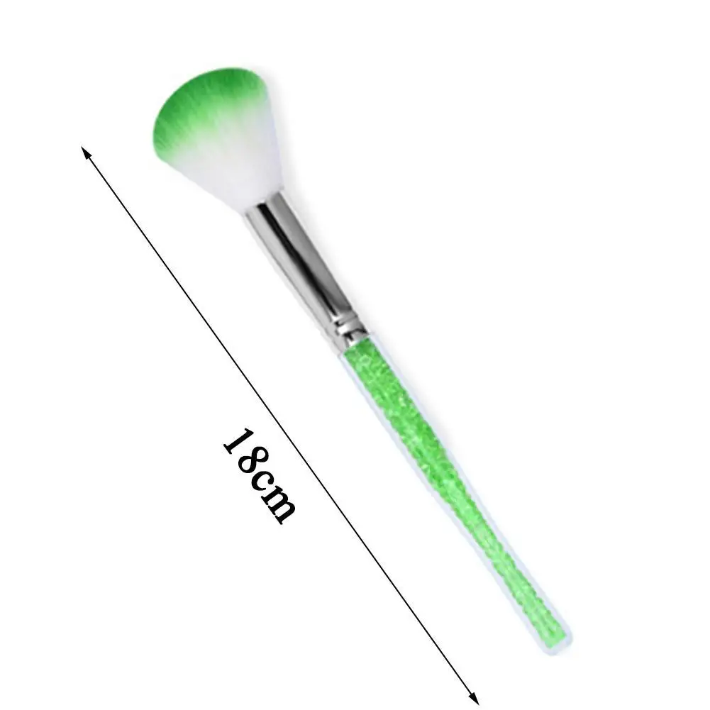 

18cm Rhinestone Acrylic Powder Blush Brush Makeup Brushes Up Tool Eye Blush Brush Foundation Beauty Shadow Make Set Cosmeti J3S9
