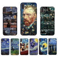 van gogh the starry night funny art soft phone case for iphone 11 pro xs max xr x 7 8 cover 6s 6 plus se 5s 5 tpu luxury shell