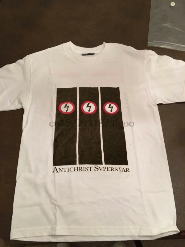 Винтаж Менсона покаяния красным звонка Сoffe Перепечатка|Мужские футболки| |