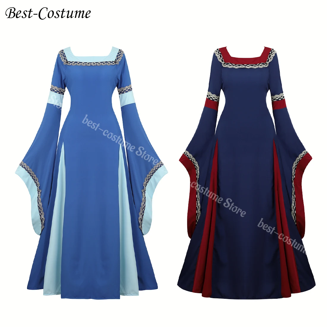 Женское платье в средневековом стиле |