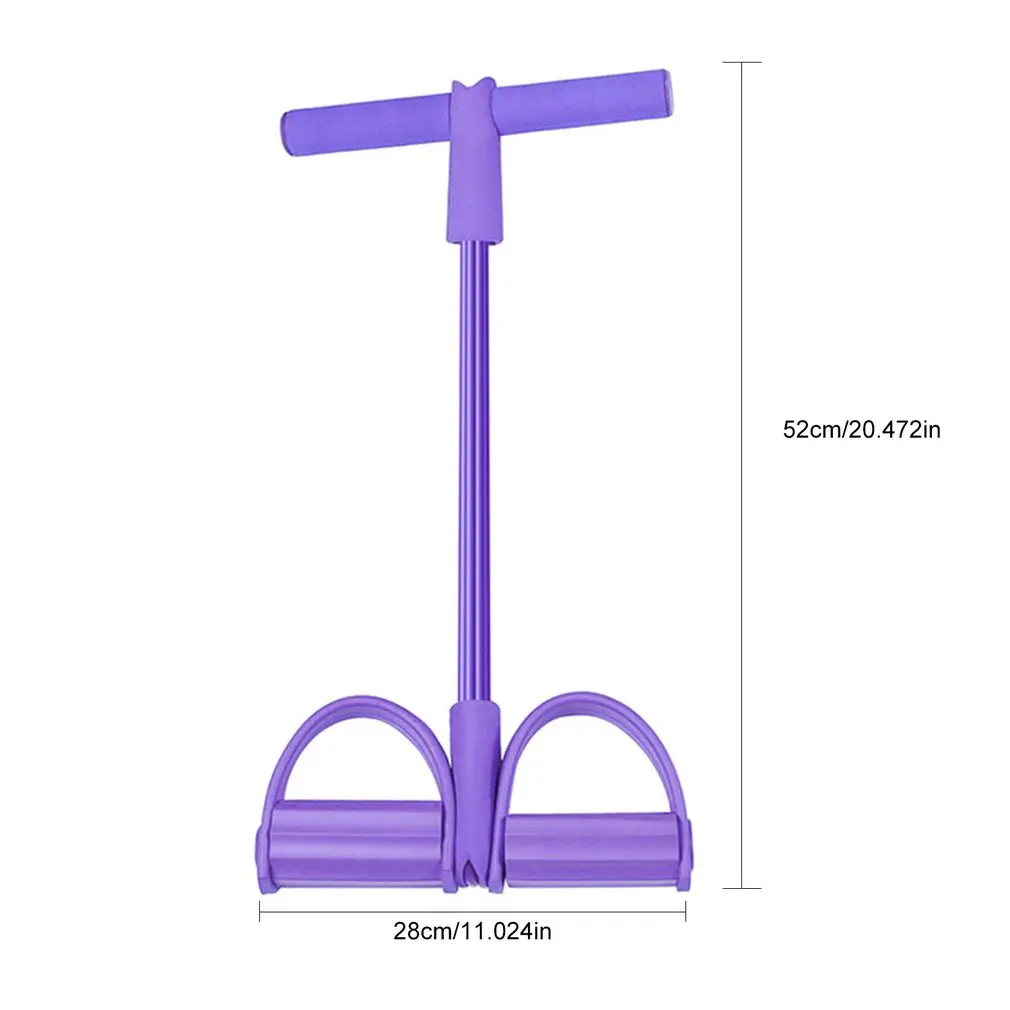 

Indoor Fitness Resistance Bands Exercise Equipment Elastic Sit Up Pull Rope Gym Workout Bands Sport 4 Tube Pedal Ankle Puller