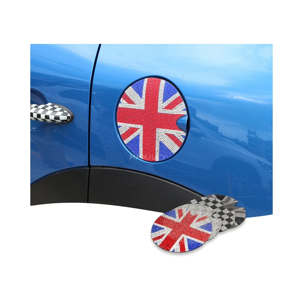 Стразы кристальная 3D наклейка на крышку автомобиля для Mini Cooper F55 F56 R55 R60
