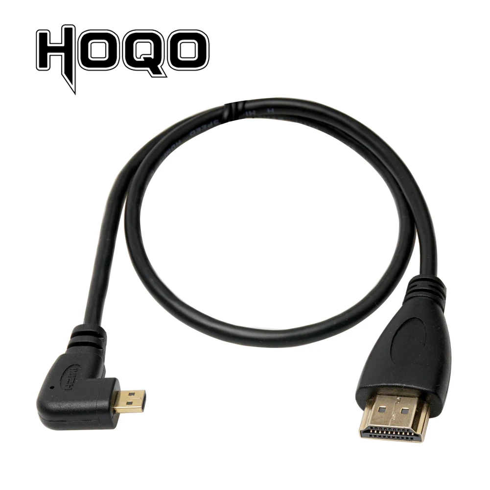90 градусов микро HDMI к HDMI кабель вверх/вниз/влево/правый угол микро HDMI кабель для цифровой камеры sony a6400 GH4 планшет 50 см/150 см