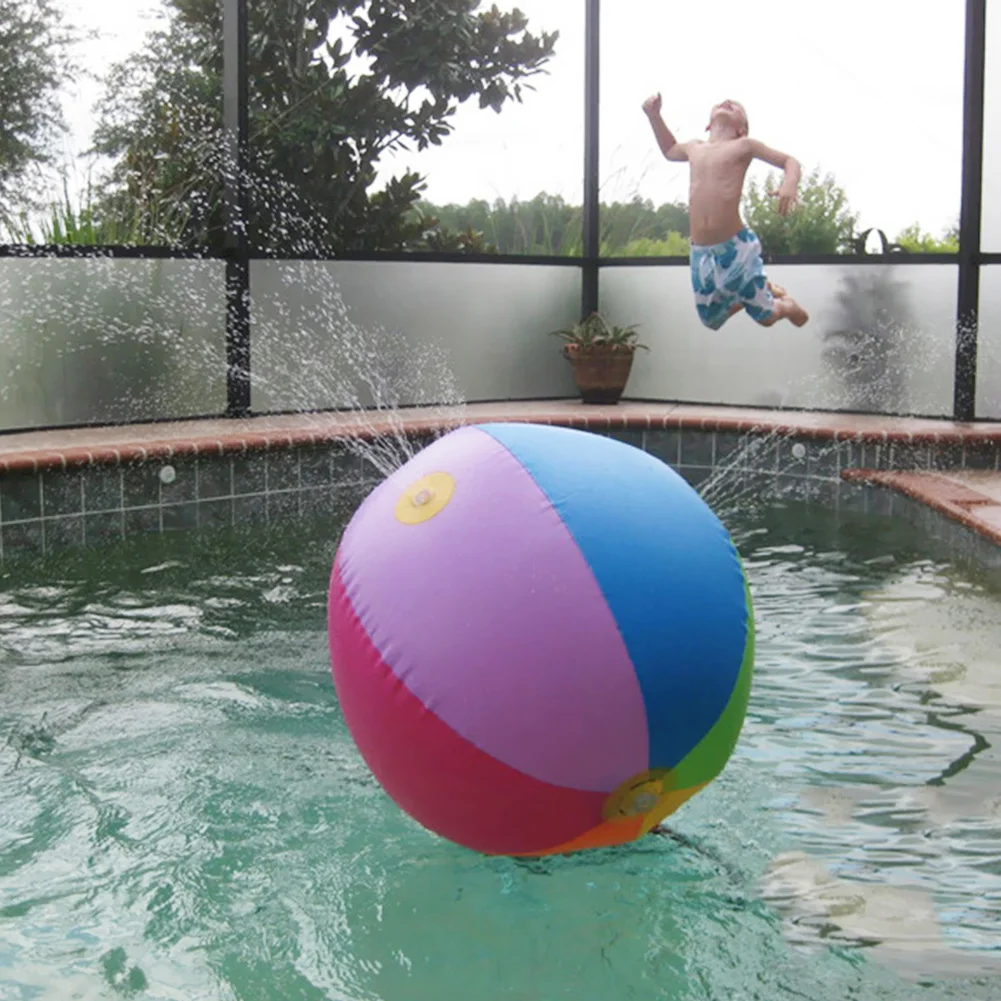 

Funny Inflatable Spray Water Ball Children's Summer Outdoor Swimming Beach Pool Play The Lawn Balls Playing Smash It Toys