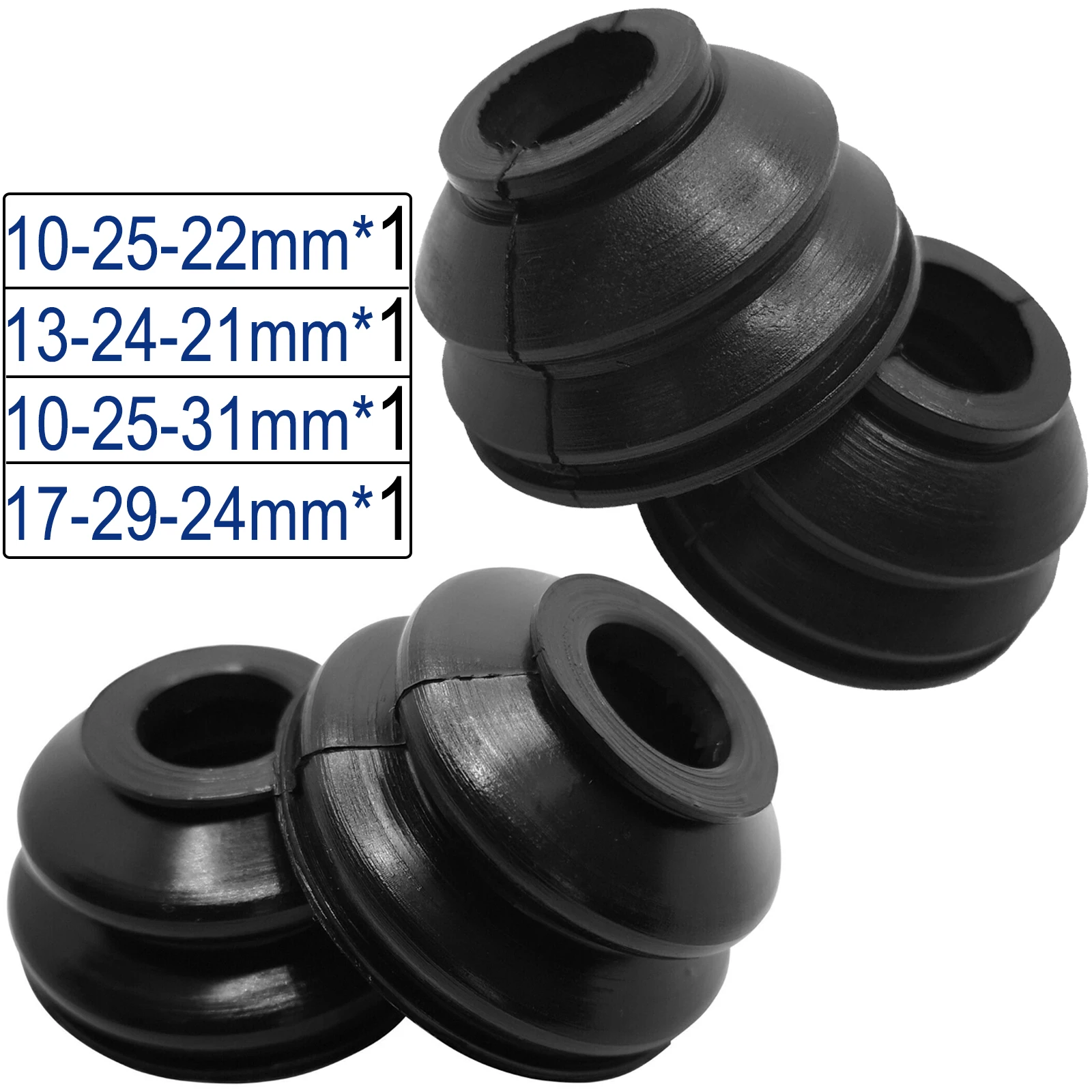 

10-25-22MM, 13-24-21MM, 10-25-31MM, 17-29-24MM, Car ATV Ball Joint Turn To Rod Boot Dust Covers Control Arm Guard Accessories