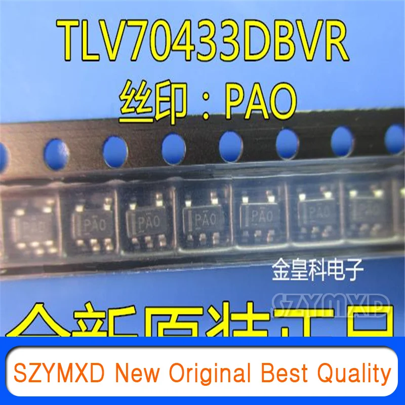 

10Pcs/Lot New Original TLV70433DBVR silk screen PAO SOT-23-5 3.3v linear regulator chip patch In Stock