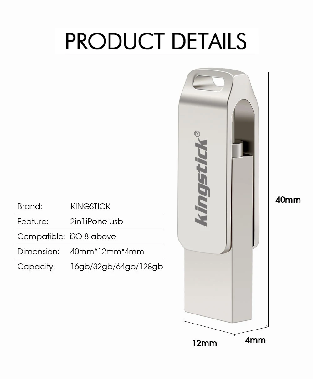 Usb флеш-накопитель для iPhone, реальная емкость 16 ГБ, 32 ГБ, 64 ГБ, 128 ГБ, 256 ГБ, 2 в 1, флеш-накопитель для iOS, внешние запоминающие устройства для планшета