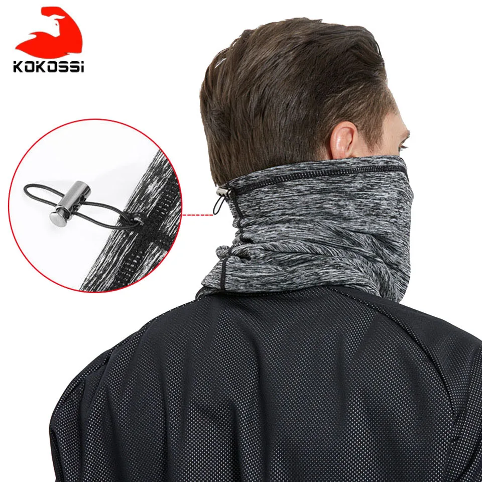 Мужской шарф для велоспорта и бега KoKossi зимний теплый шеи лица бандана езды на