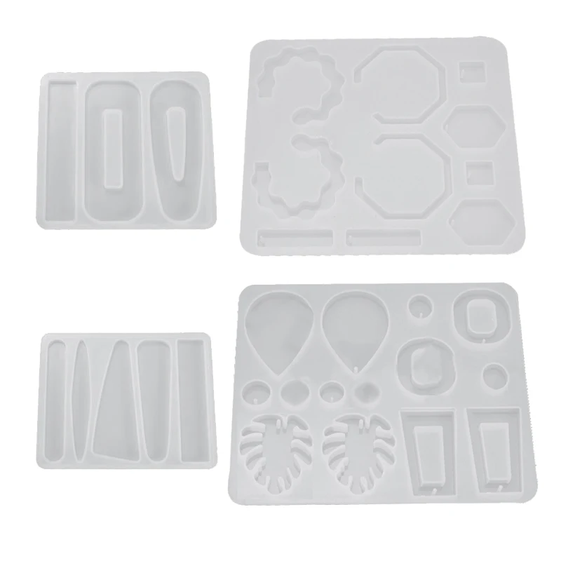 

4 шт., силиконовая эпоксидная форма для украшений «сделай сам»