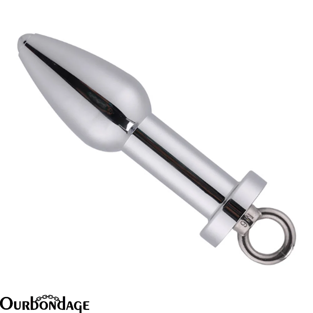 Ourbondage Алюминий сплав Анальный расширение расширитель с внутренней подкладкой из