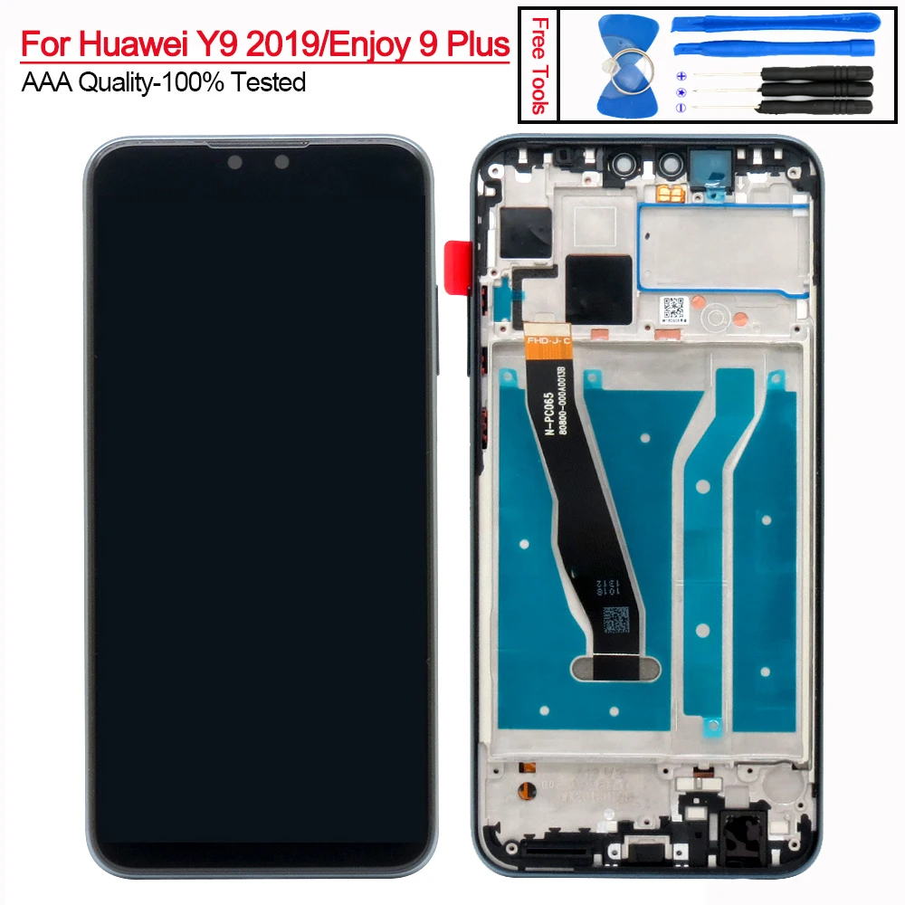 Для huawei Y9 2019 ЖК-дисплей Дисплей кодирующий преобразователь сенсорного экрана | Отзывы и видеообзор