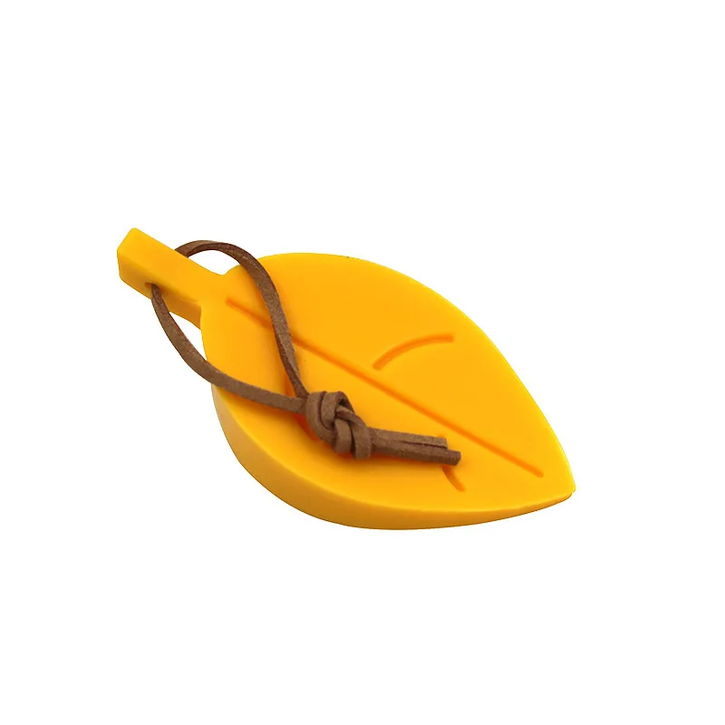 

New children's food-grade three-dimensional silicone door card can be creative leaf-shaped anti-pinch hand safety door A4