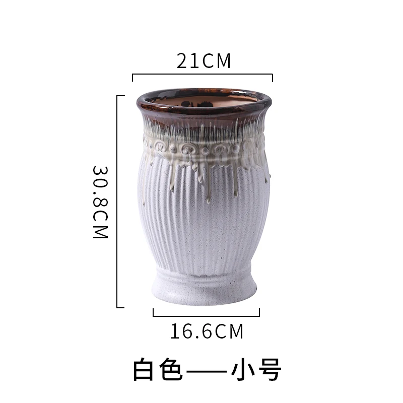 

Large White Ceramics Flower Pots Nordic Manual Simple Modern Flower Pots Creativity Pottery Doniczki Home Decoration EK50FP