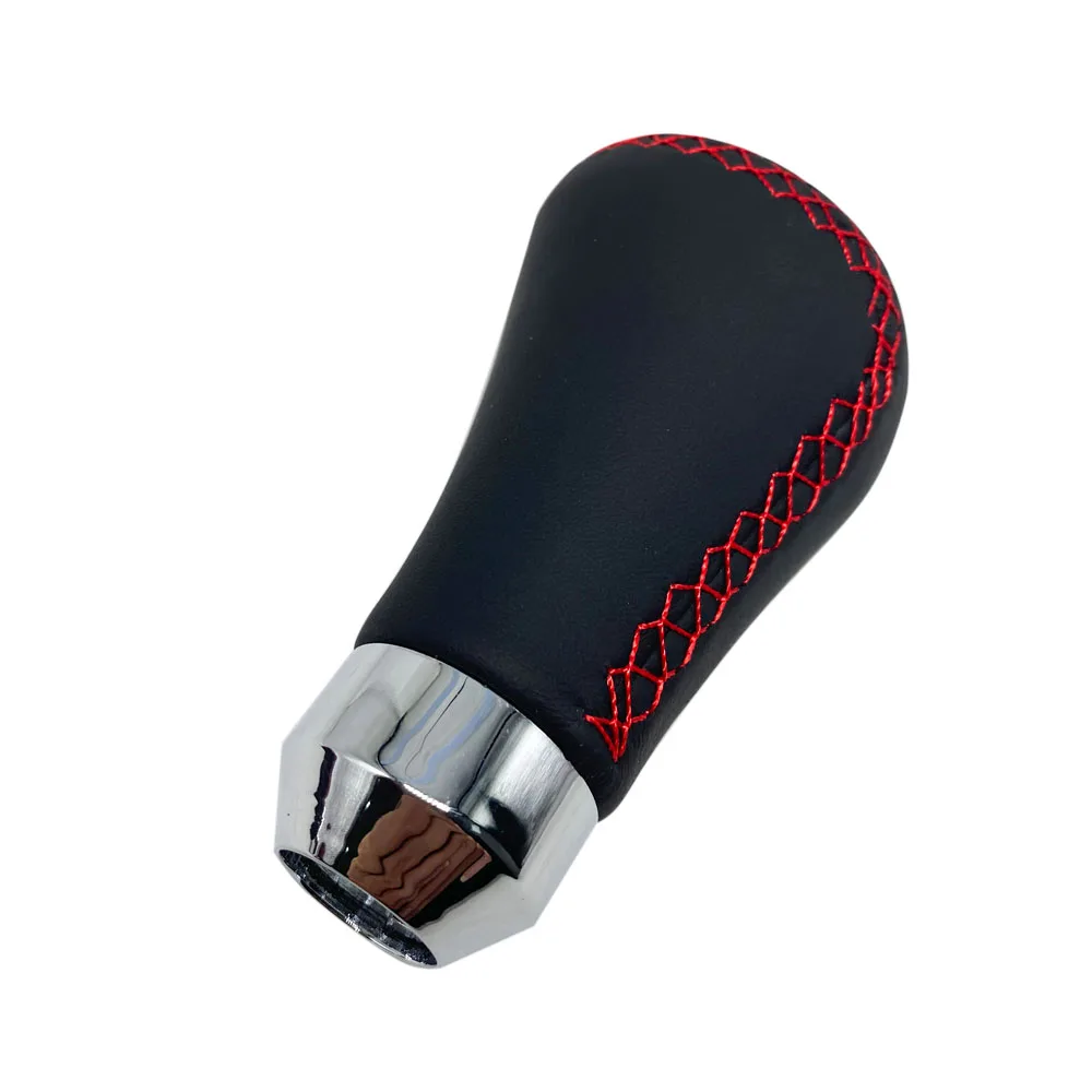 Универсальная ручка переключения передач для автомобиля кожаный рычаг с