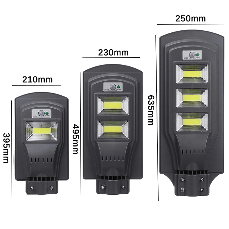 

120W/240W/360W Solar Street Light 300 COB 10000MAH Outdoor Lighting Wall Lamp PIR Radar Motion + Light Control for Garden Yard