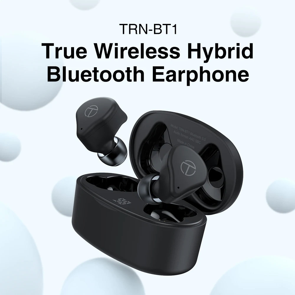 TWS-наушники TRN BT1 1BA + 1DD Hi-Fi совместимые с Bluetooth | Электроника