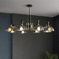 led chandelier pendant lights ceiling lamps for dining room kitchen living room table modern nordic glass ball hanging lights