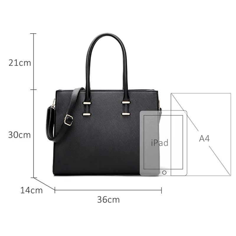 Scione кожаные портфели женские Офисные Сумки Женская деловая сумка для женщин