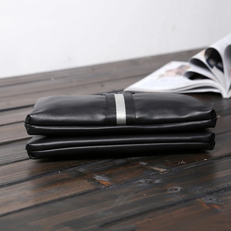 

THREEPEAS Men Clutches Bags High Quality Pu Leather Business Purse Handbags Man Wallets Designer Phone Coin Pocket Male