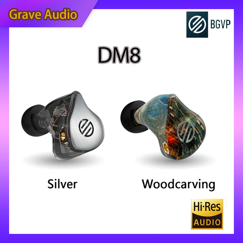 

Наушники-вкладыши BGVP DM8, проводные, с шумоподавлением