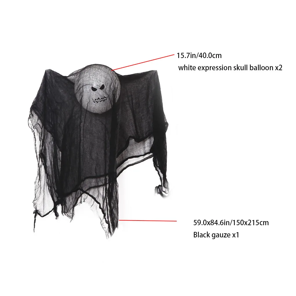 Набор воздушных шаров на Хэллоуин необычное выражение узор воздушный шар