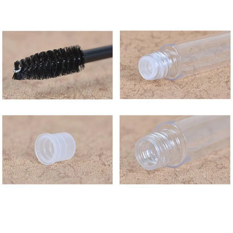 

Empty Mascara Bottles With Wand Refillable 3Pcs 10ml Empty Mascara Tube Wand Eyelash Cream Container Bottle DIY Mascara Containe