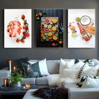 Настенный постер с изображением еды, фотография, Настенная картина с принтом фруктов и овощей, декор для кухни, дома, гостиной