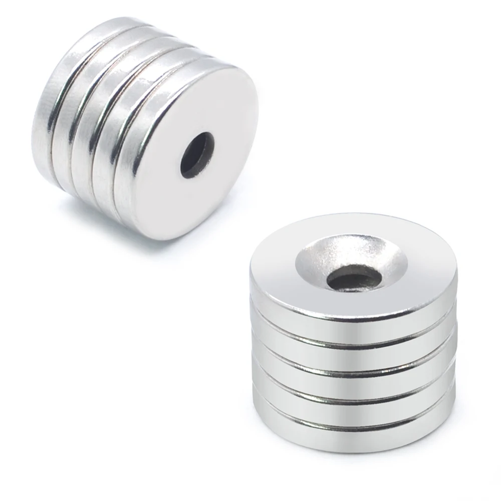 

Small Countersunk Round NdFeB Neodymium Magnet Powerful Rare Earth Permanent Fridge Magnets for DIY