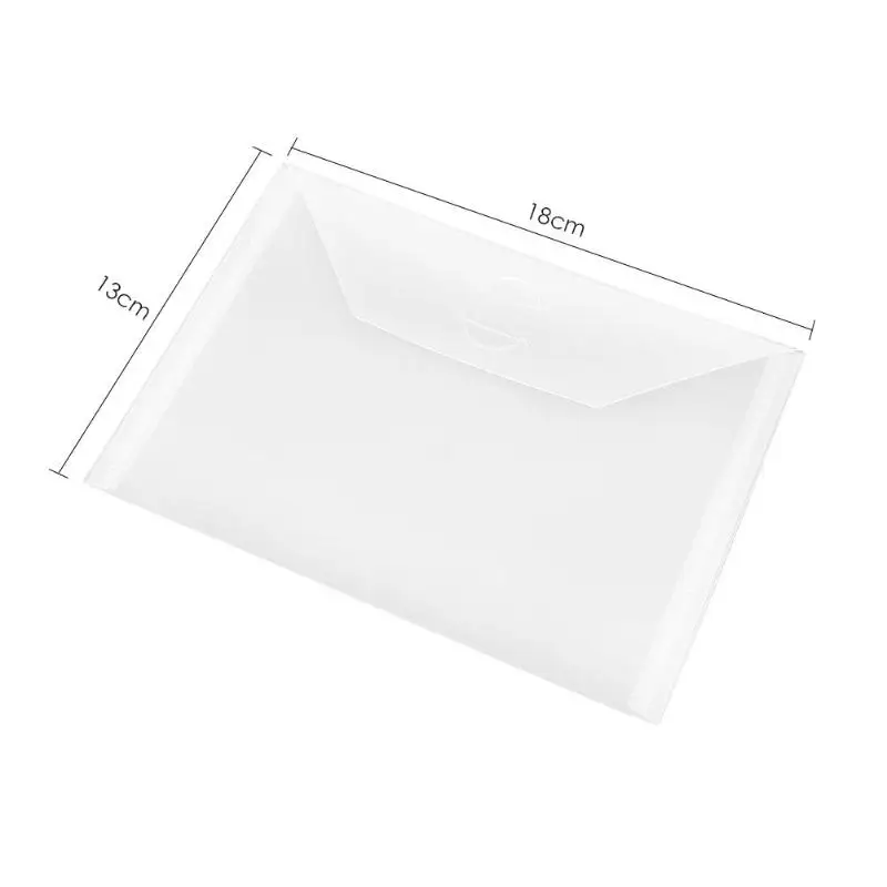 10 шт. прозрачный полипропилен файловый пакет прочный держатель для сбора штампов