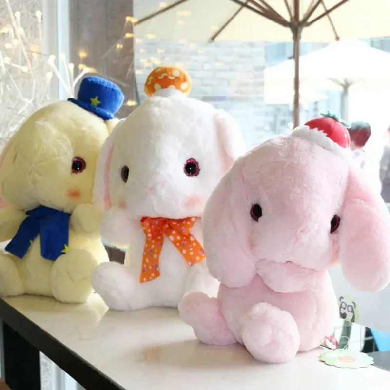 3 Kinds New lovely fruits and vegetables magic series drop ear rabbit doll plush toy for girl's kid's birthday present | Игрушки и