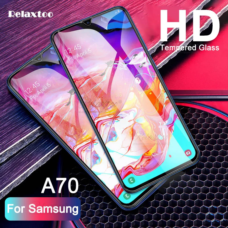 9D изогнутое полное Клей закаленное стекло для samsung Galaxy A70 A 70 протектор экрана на Galaxy a70 a705f защитная пленка glas 9h