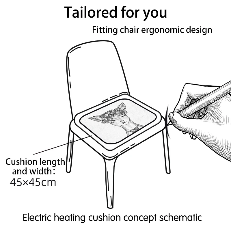 Защитное кресло коврик обогреватель нагревательный для домашних животных