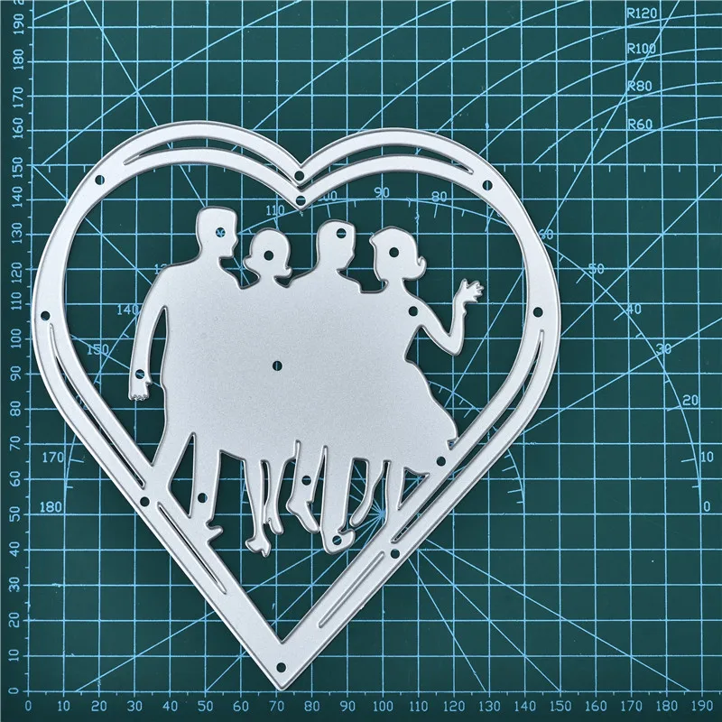 DiyArts танцы мужчины и женщины металлические режущие штампы новые 2019 Скрапбукинг