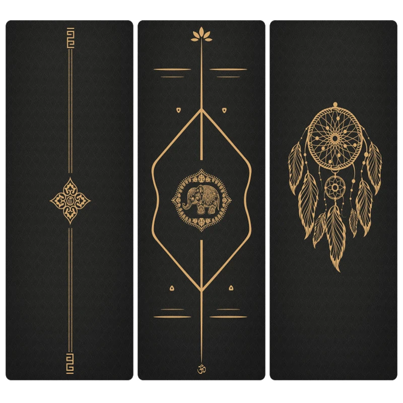 

Non-slip TPE Yoga Mat 6mm New Design Gym Fitness Pilates Carpet Pads for Beginner Women Esterilla Sports mats Tasteless Cushion