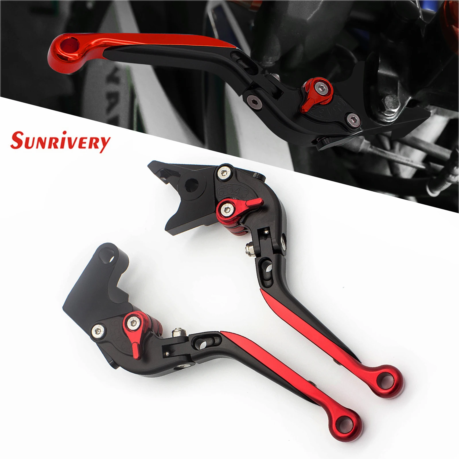 Алюминиевый складной выдвижной тормозной рычаг сцепления для мотоцикла Honda GL1800
