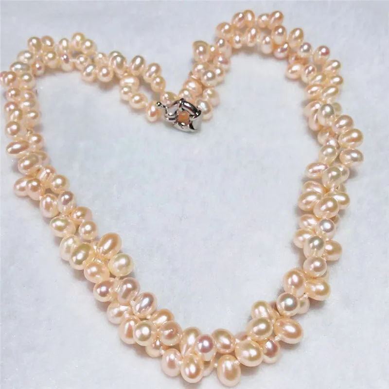 Ожерелье из натурального пресноводного жемчуга 7-8 мм | Украшения и аксессуары